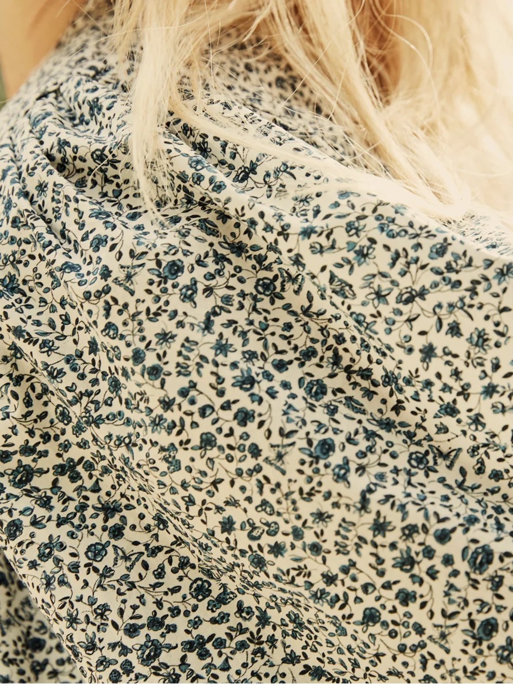Doen Berkley Top - Navy Champignon Floral - Picture 8 of 8